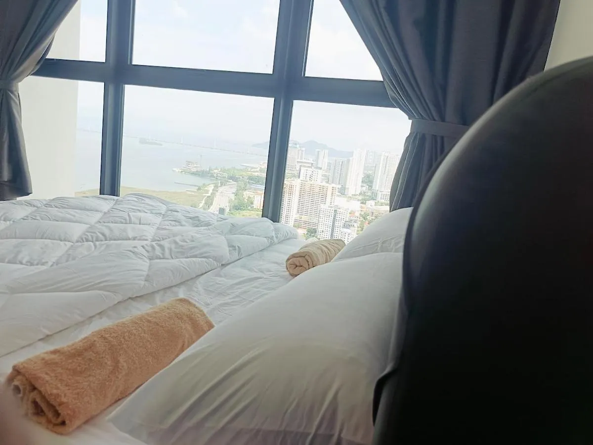 아파트 Familystay Home 3Br-10Pax Urban Suites 조지타운