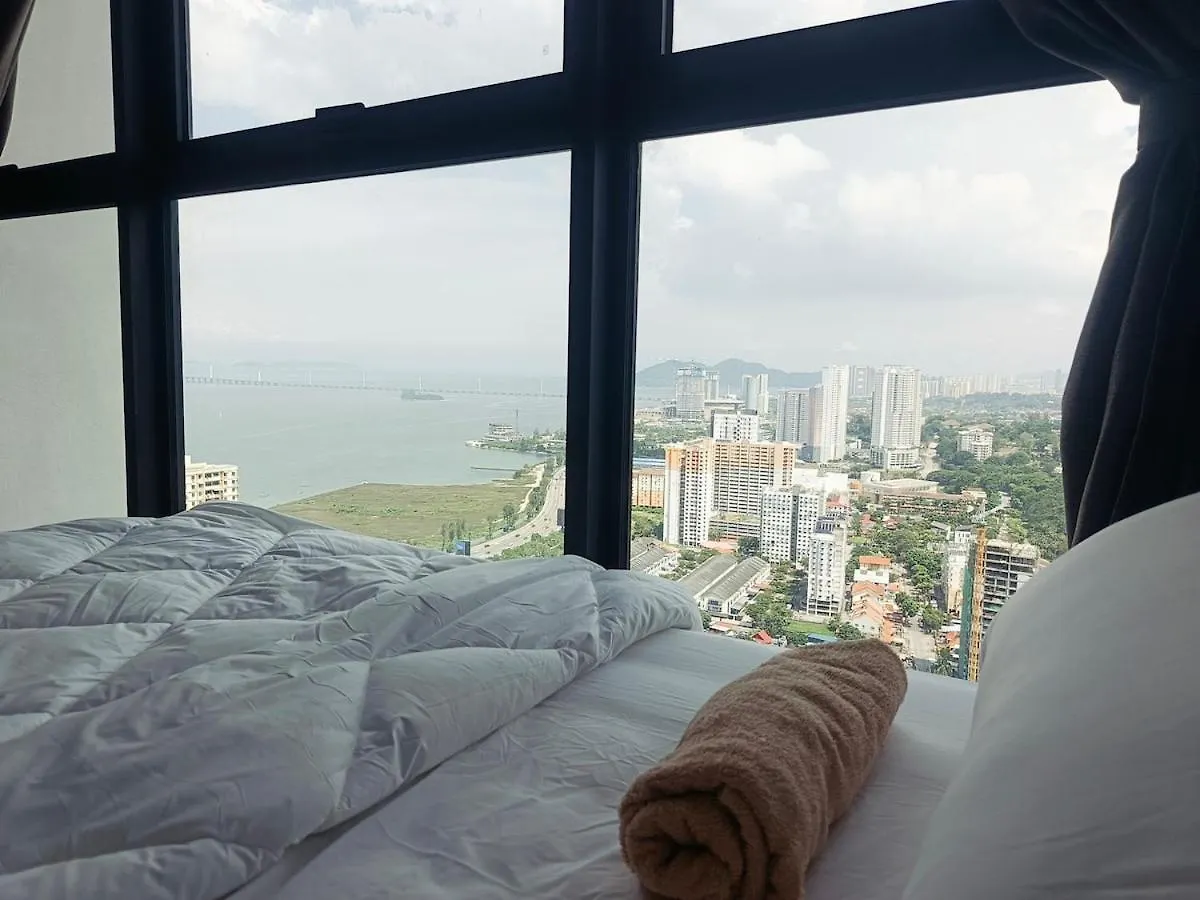 아파트 Familystay Home 3Br-10Pax Urban Suites 조지타운 말레이시아