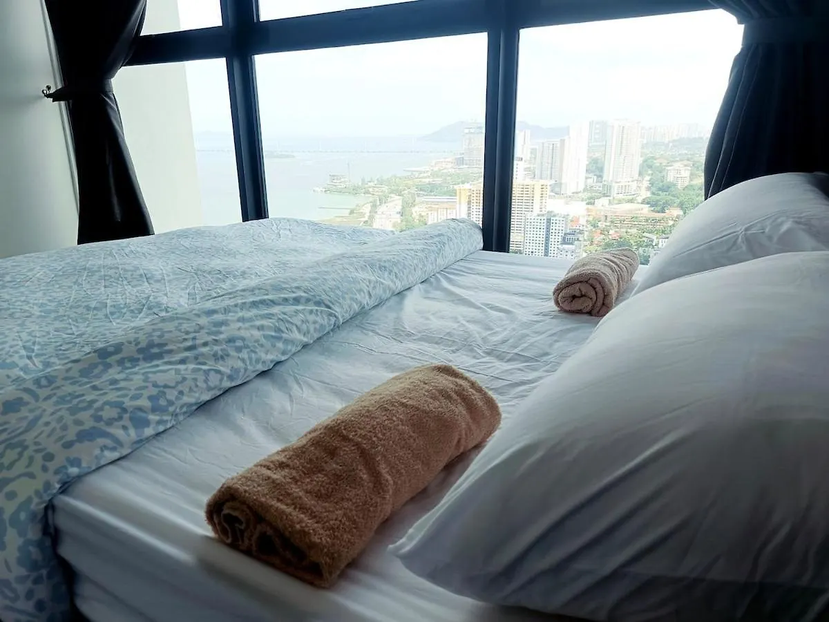 아파트 Familystay Home 3Br-10Pax Urban Suites 조지타운