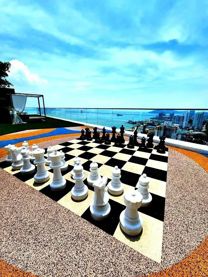 아파트 Familystay Home 3Br-10Pax Urban Suites 조지타운